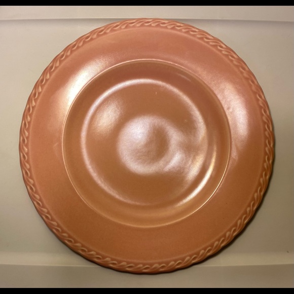 Pink Vernon Kilns California Pottery Platter - Picture 3 of 10